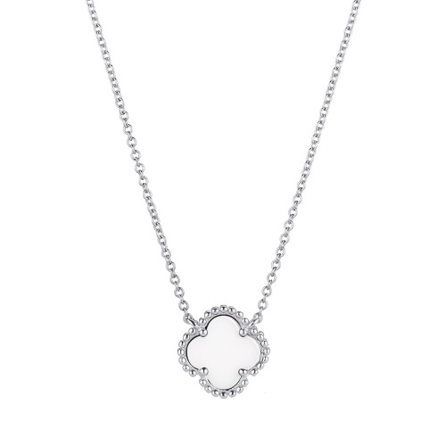 Серебряное колье с керамикой