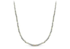 Бусы из серебра с лабрадором