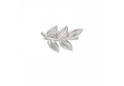 Серебряная серьга классическая