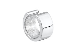 Серебряная серьга классическая