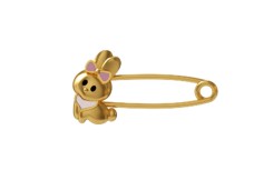 Булавка из золота с эмалью