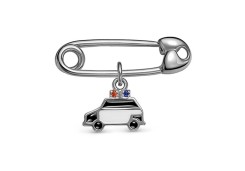 Булавка из серебра с эмалью