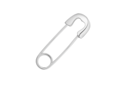 Булавка из серебра 