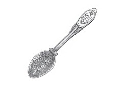 Сувенир из серебра 