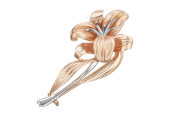 Брошь из золота 