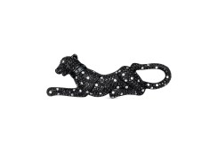 Брошь из серебра со шпинелью