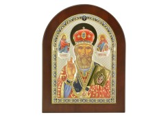 Икона из серебра 1000 пробы с деревом