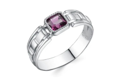 Печатка из серебра с рубином