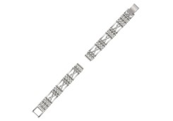 Браслет д/часов из серебра  