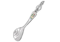 Столовые приборы из серебра с эмалью