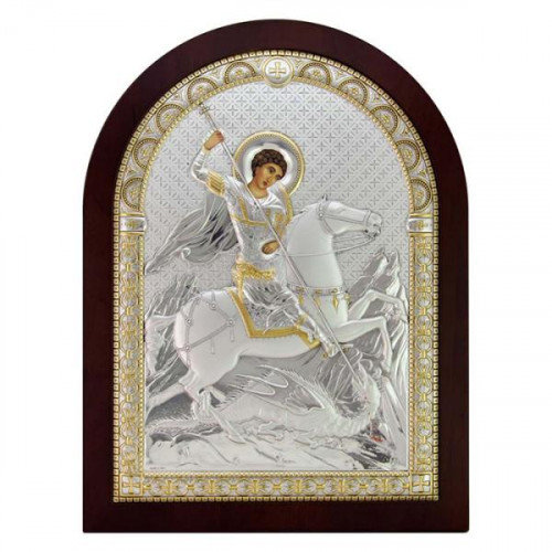 Икона Синтетический камень Средняя св.Георгий Победоносец