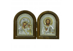 Икона Синтетический камень Средняя Диптих