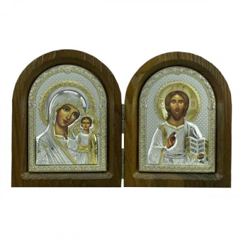 Икона Синтетический камень Средняя Диптих