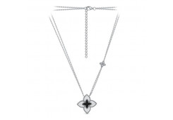 Серебряное колье с ониксом