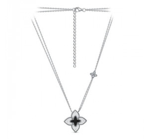 Серебряное колье с ониксом