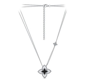 Серебряное колье с ониксом