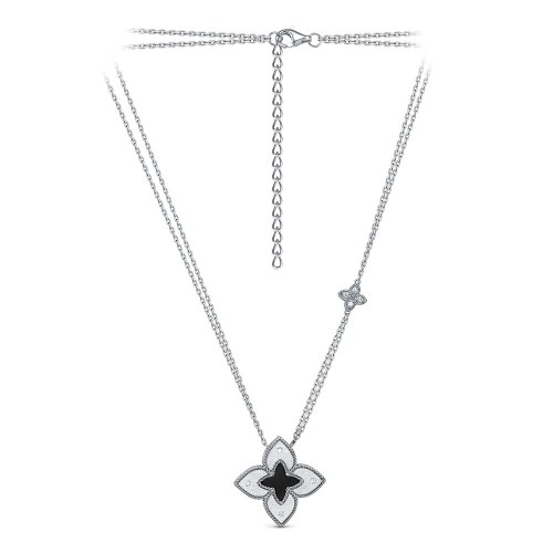 Серебряное колье с ониксом