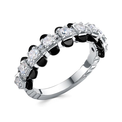 Серебряное кольцо с ониксом