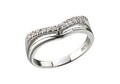 Серебряное кольцо с фианитом