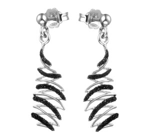 Серебряные cерьги пусеты (гвоздики)