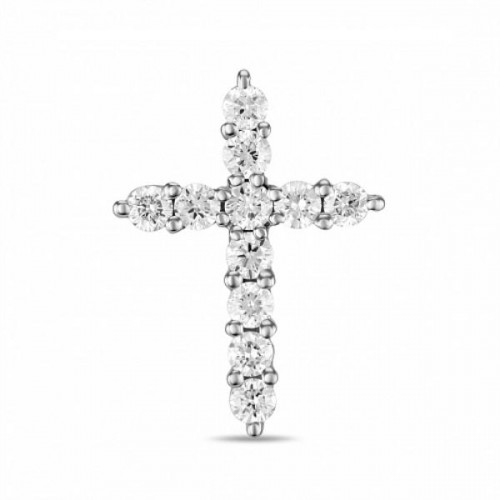 Подвеска из белого золота 585 пробы с бриллиантом