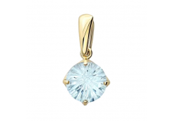 Подвеска из желтого золота с топазом