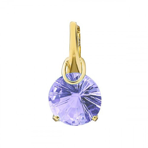 Подвеска из желтого золота с ситалом