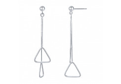 Серебряные cерьги пусеты (гвоздики)