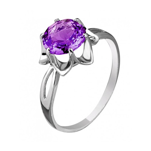 Серебряное кольцо с кварцем