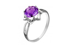 Серебряное кольцо с кварцем