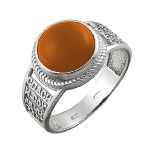 Серебряное кольцо с сердоликом