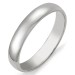 Серебряное обручальное кольцо 