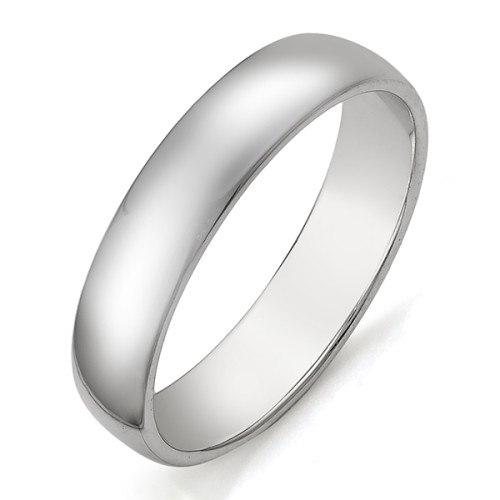 Серебряное обручальное кольцо 