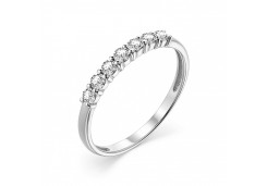 Кольцо из белого золота с бриллиантом