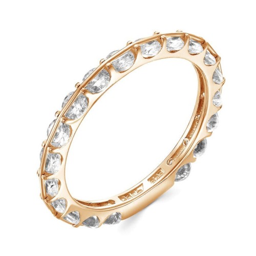 Серебряное кольцо с фианитом