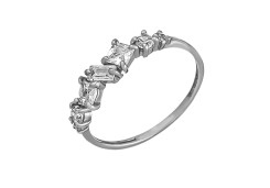 Серебряное кольцо с фианитом