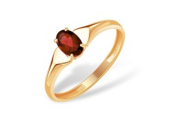 Золотое кольцо с гранатом