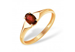 Золотое кольцо с гранатом
