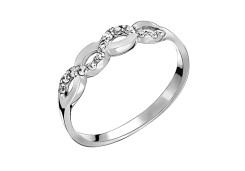 Серебряное кольцо с фианитом