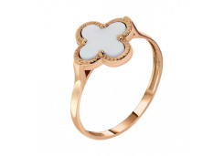 Золотое кольцо с перламутром