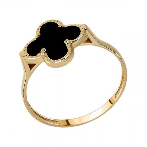 Золотое кольцо с ониксом