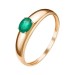 Золотое кольцо с изумрудом