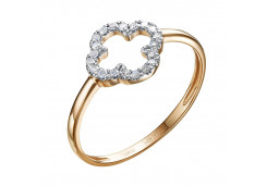 Золотое кольцо с бриллиантом