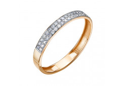 Золотое кольцо с бриллиантом