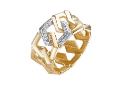 Золотое кольцо с бриллиантом