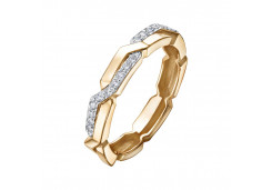 Золотое кольцо с бриллиантом