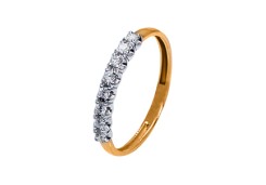 Золотое кольцо с бриллиантом