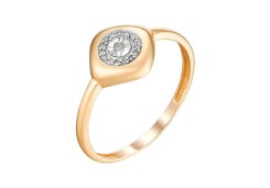 Золотое кольцо с бриллиантом