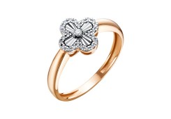 Золотое кольцо с бриллиантом