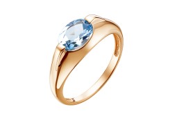 Золотое кольцо с топазом